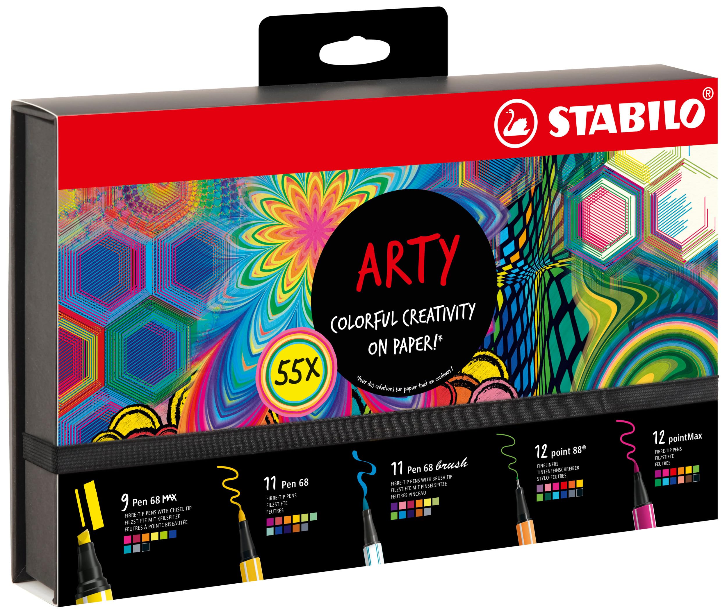 Creative Set Stabilo Pen 68 - conf. 55 pz - 77/6-3-20