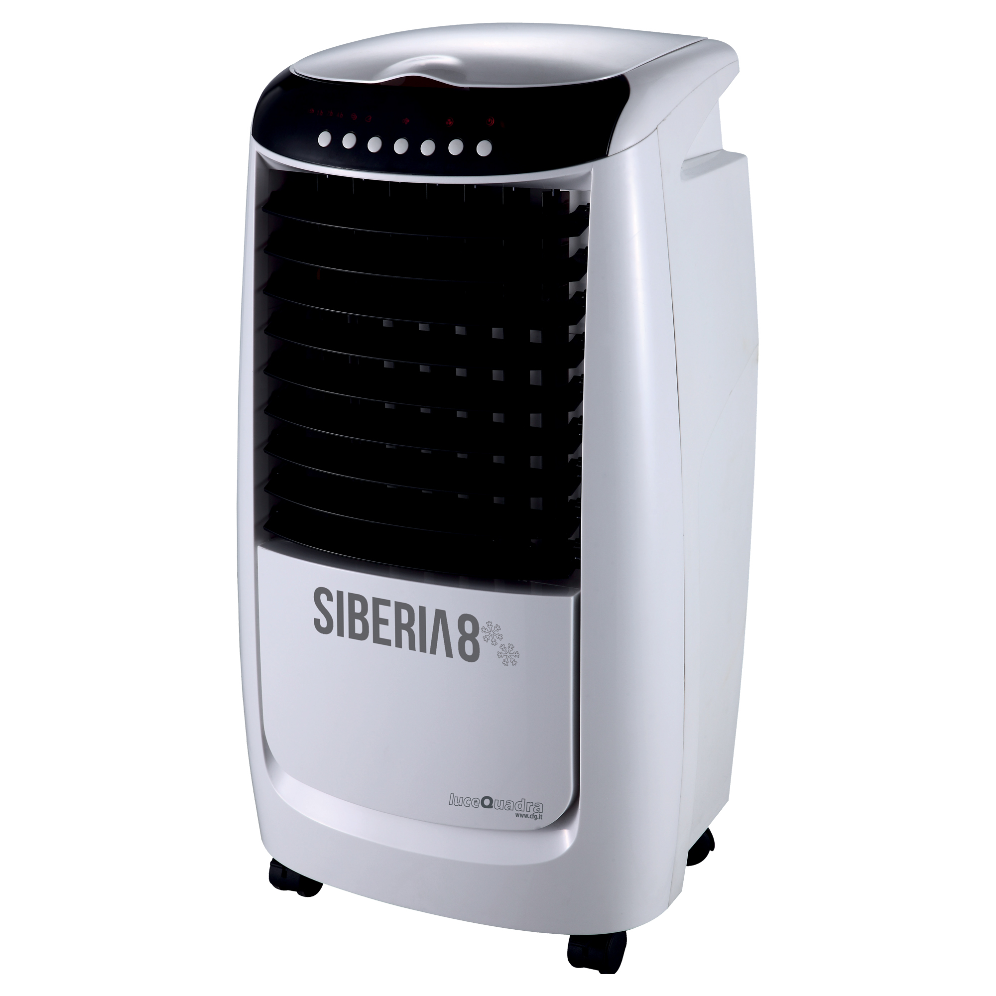 Rinfrescatore ad acqua Siberia 8 - con serbatoio 8 L - 85 W - 42,6 x 31,5 x 77 cm - CFG