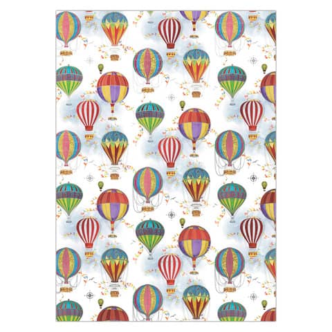 Carta regalo Biembi 70x100 cm in conf. da 5 fogli Mongolfiere BCVDKTC37