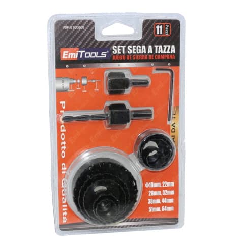 Kit sega a tazza Emi conf. da 11 pezzi  8100808