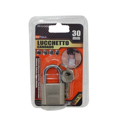 Lucchetto in acciaio Emi 30x49 mm  8100544