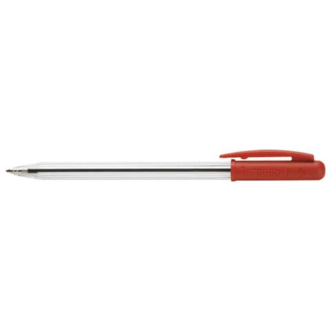 Penna a sfera TRATTO 1Uno 1 mm rosso  Conf. 50 pezzi - 820502