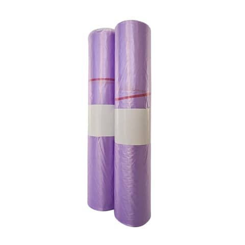 Sacchi in rotolo Erisack 72X110 cm HD 18 g/12my conf. 20 pz viola trasparente SP161