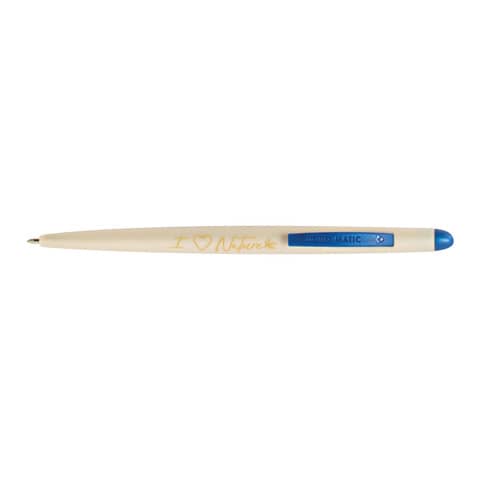 Penna a sfera a scatto Tratto Matic Nature in conf. da 12 blu F824411