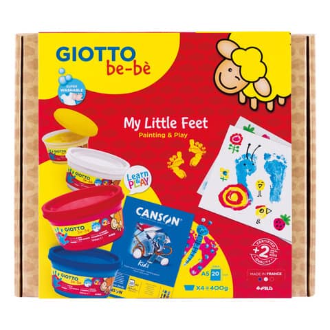 Set creativo gioca e colora Giotto Bebè My Little Feet F478800