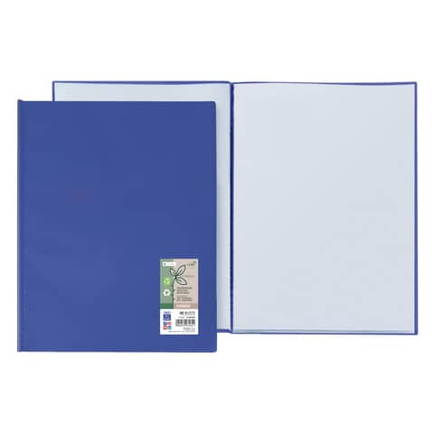 Portalistini Sei Rota Ermes in PP riciclato buccia d'arancia 22x30 cm blu 40 buste - 57294007