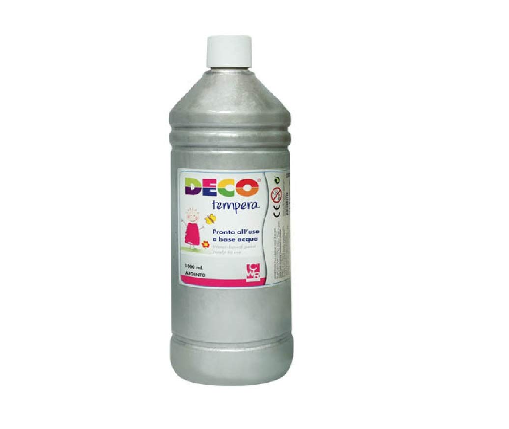 Tempera CWR Deco in flacone da 500 ml argento PF550/41