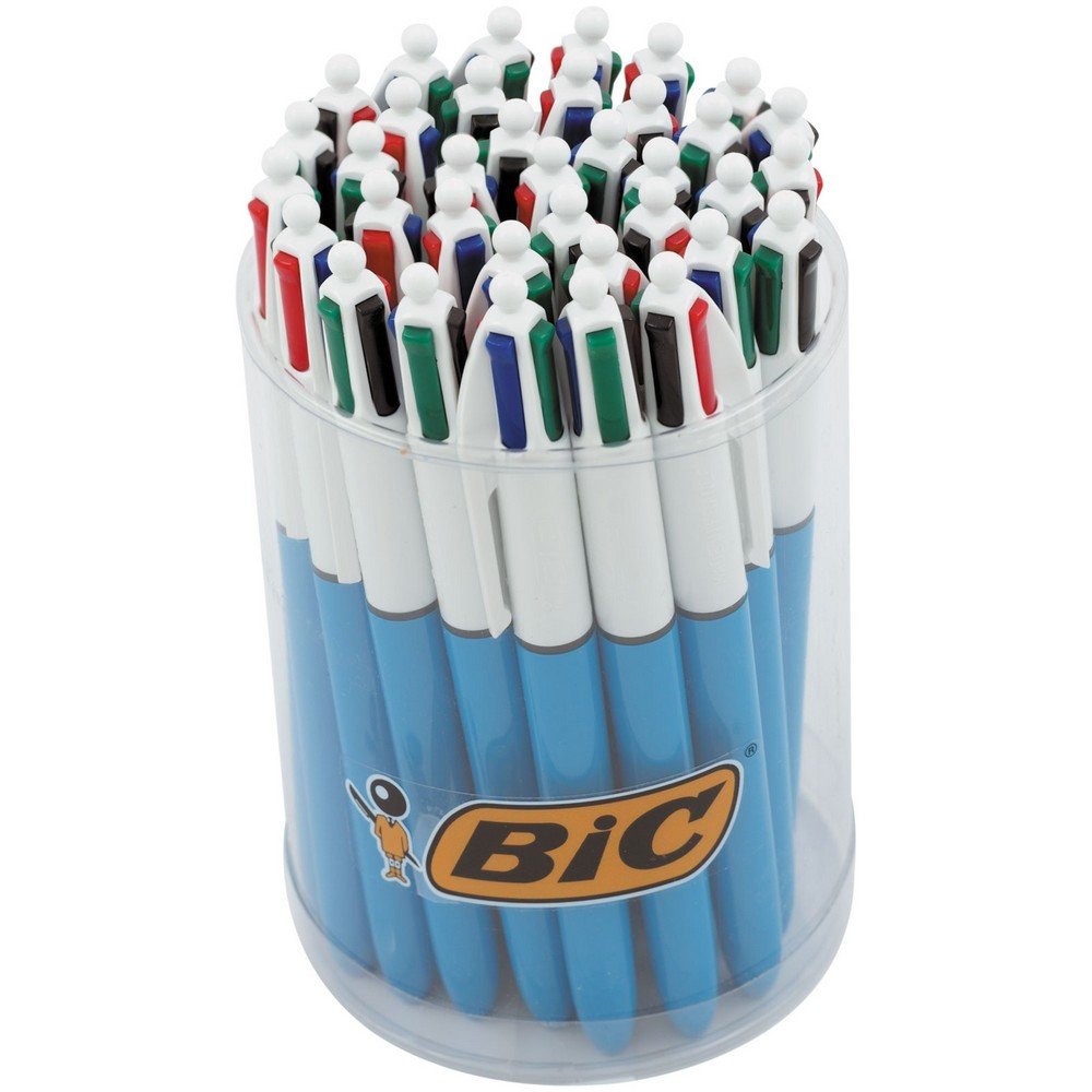 Espositore 36 penne a sfera a scatto Bic 4 Colours Original 8223161