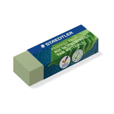 Espositore 20 gomme eco Staedtler verde oliva 526 80-5