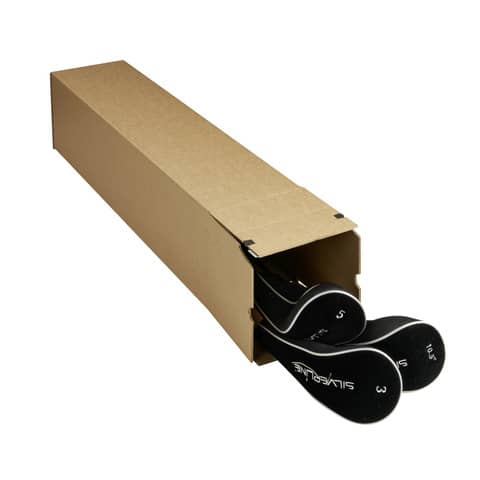 Scatole a tubo per spedizione Bong Square Box - conf. da 10 box - 105x105x610 mm - 311600110