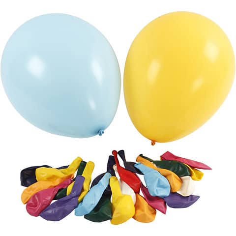 Palloncini colorati maxi Creativ Company in conf. da 50 pezzi D. 41 cm 59126