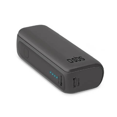 Powerbank SBS 5.000mAh - 2x Type-C + USB - 10W - SBS nero 1 - TTBB5000MINIK