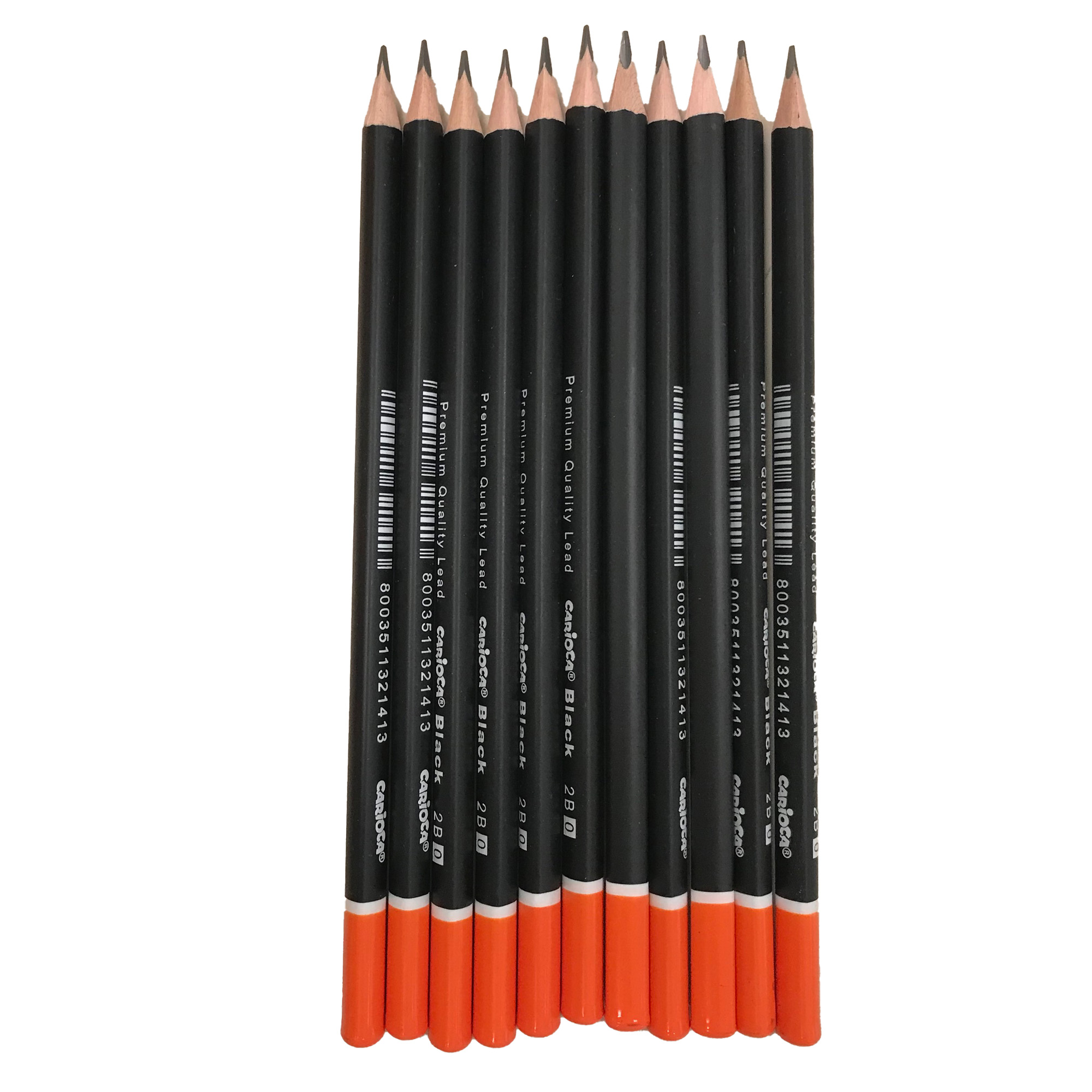 Matita di grafite Black Lead Pencil - gradazione 2B - Carioca - conf. 12 pezzi