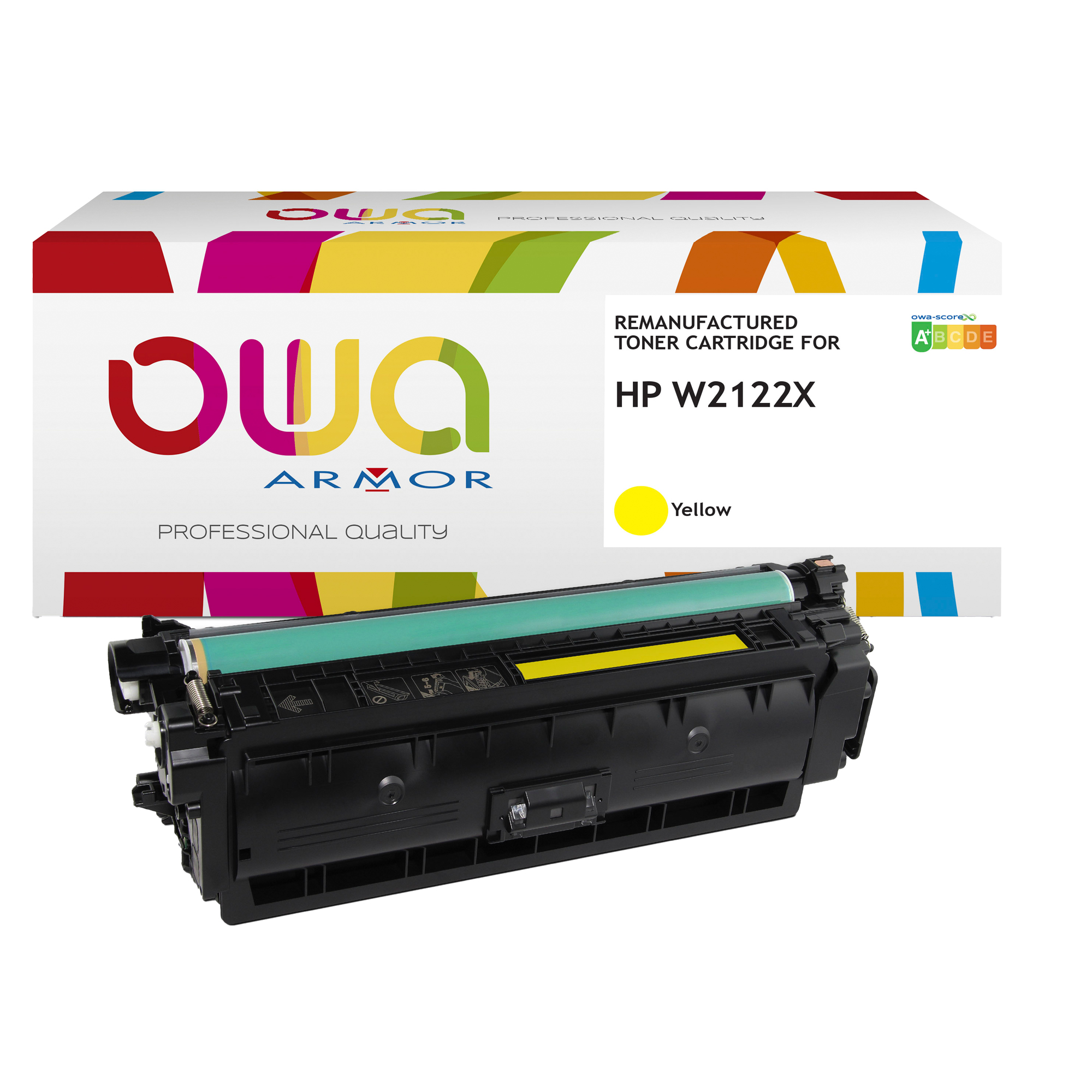 Armor Toner Giallo per Color LaserJet Pro flow M578-Pro MFP M554-Pro MFP M555