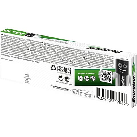 Batterie ricaricabili Energizer Power Plus Rech DP10 AA conf. 10 pz - 2000 mAh E300850500