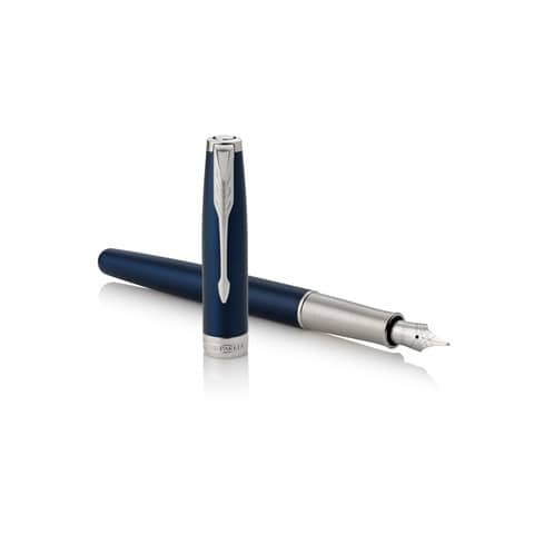 Penna stilografica Parker Sonnet Lacquer Blue 18K ''F'' nero 1931533