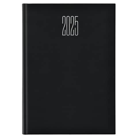 Agenda 2025 Castelli settimanale gommato 21x29,7 cm nero 25-055500406C