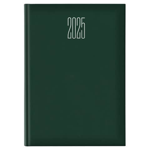 Agenda 2025 Castelli settimanale A4 21x29,7 cm gommato verde 25-055500404C