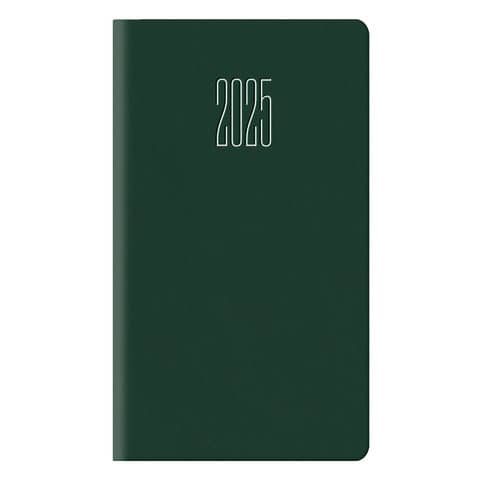 Agenda 2025 Castelli settimanale gommato 8x14 cm verde 25-055200404C