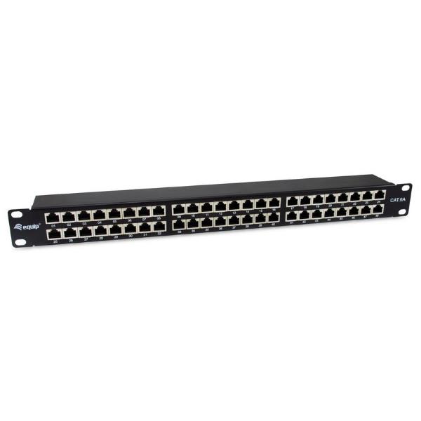 48-PORT CAT.6A SHIELDED PATCH PANEL