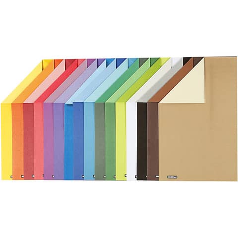 Cartocino Creativ Company Color Bar A4 - 10 ff - 250 g colori assortiti 25417