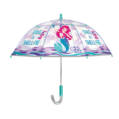 OMBRELLO GIRL MANUALE A CUPOLA CM 42 SIRENETTA