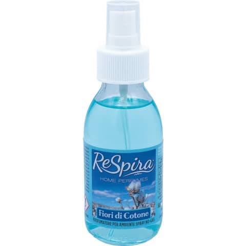 Profumatore per ambienti spray Respira flacone 125 ml fiori di cotone 82163